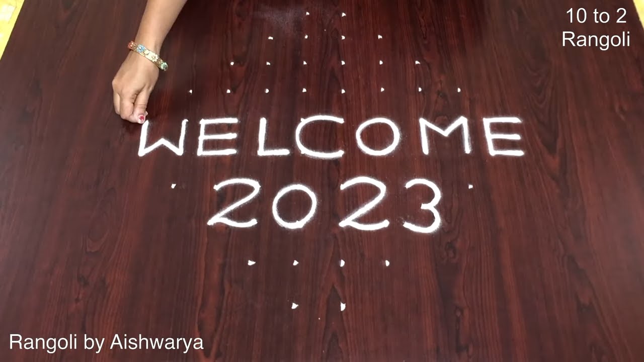 Happy New Year Muggulu 2023