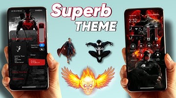 Miui 13 Mod Theme Based On Superhero | Change New Control Centre & System Ui⚡| MIUI 13 support Theme