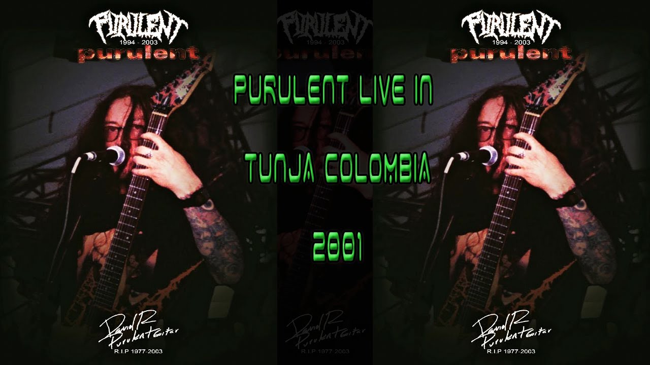 Purulent - Brutal Death Grind Metal from Colombia - Live in Tunja, Colombia 2001.