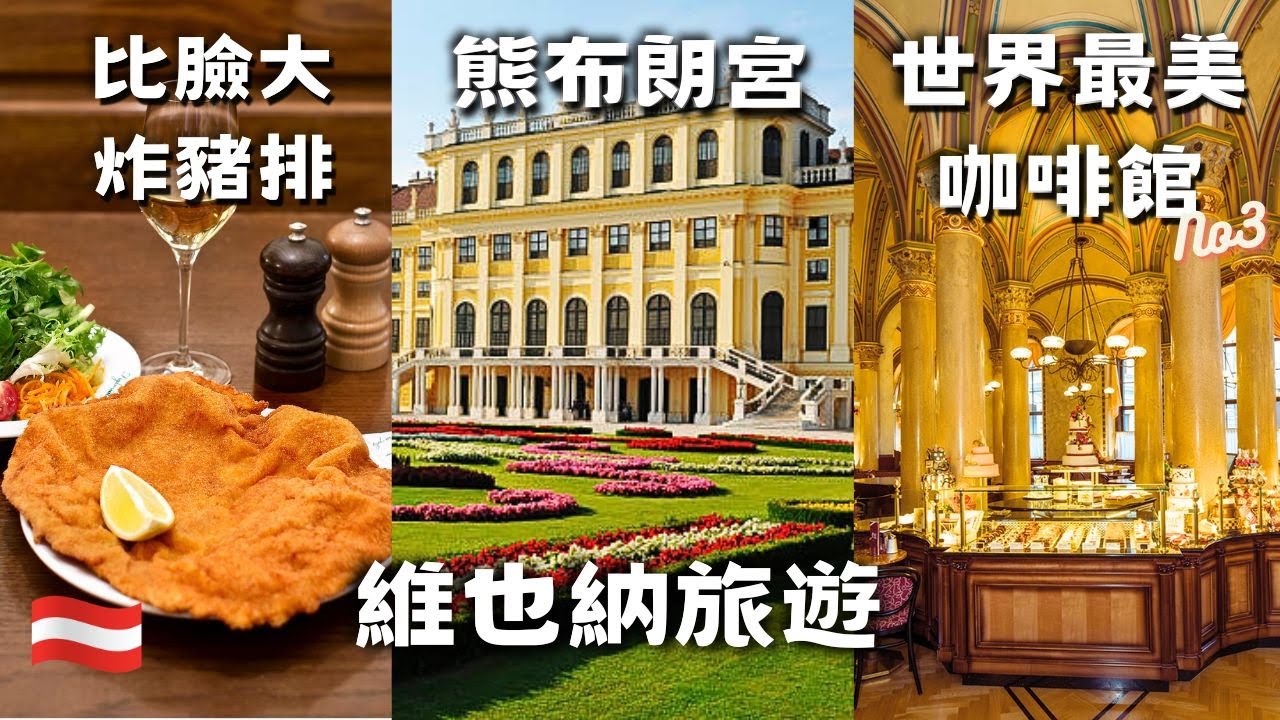 【維也納 vlog1】歐洲三大皇宮/『比臉大』炸豬排/『世界最美咖啡館 No.3』 / 維也納 Day1 (EP1)