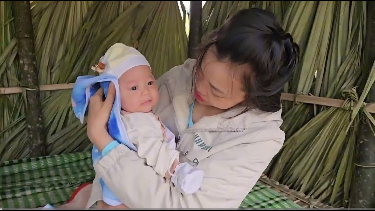 Full video -The day a single mother built a bamboo house alone to live in a new place with child