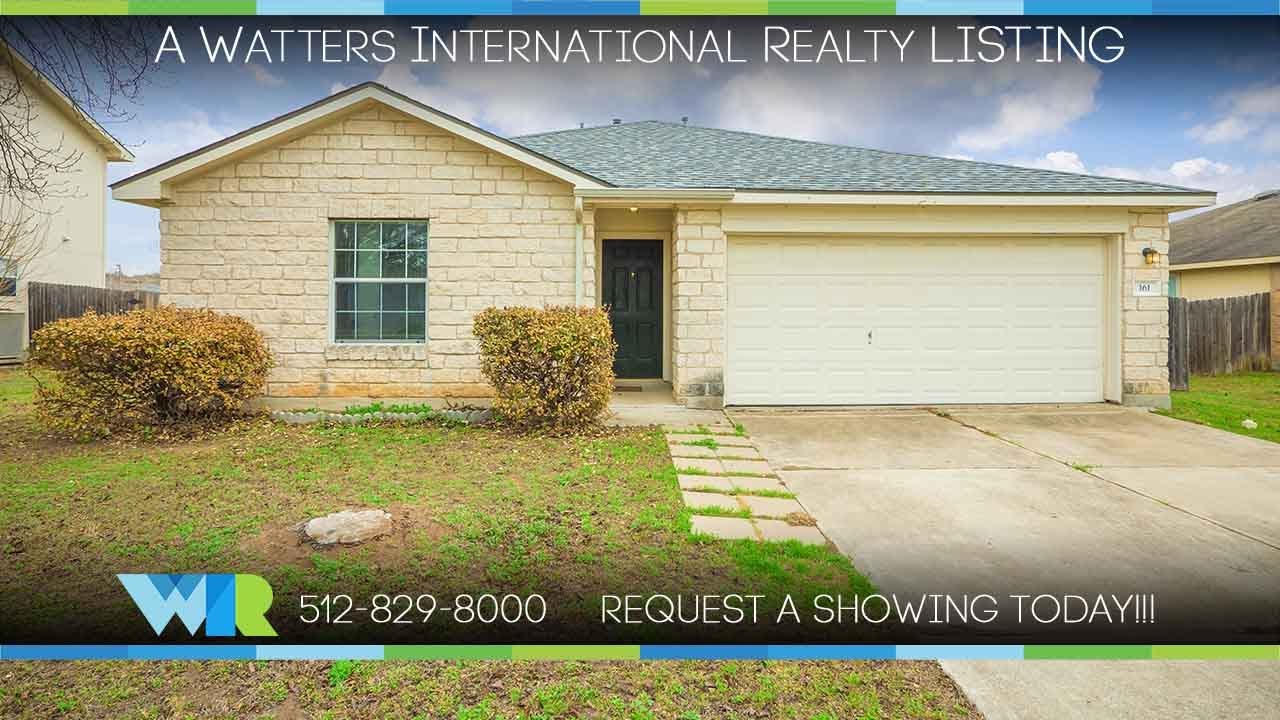 Home for Sale in Indian Paintbrush in Kyle, TX YouTube