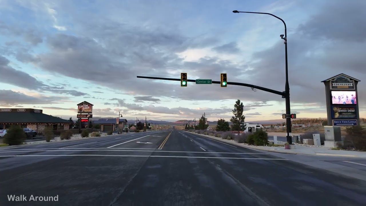 【4K60】 Utah Local Driving: Bryce Canyon National Park - Hatch