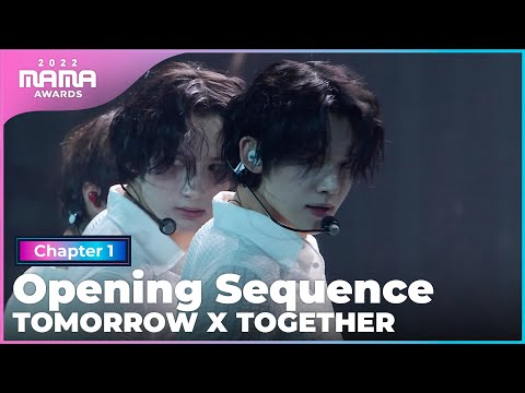 [2022 MAMA] TOMORROW X TOGETHER - Opening Sequence | Mnet 221129 방송