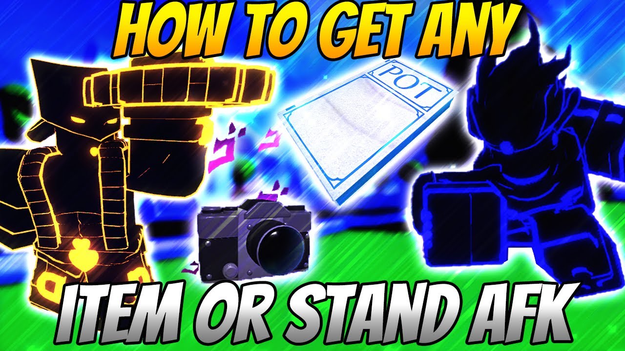 HOW TO GET ANY STAND OR ITEM IN STANDS AWAKENING AFK! 