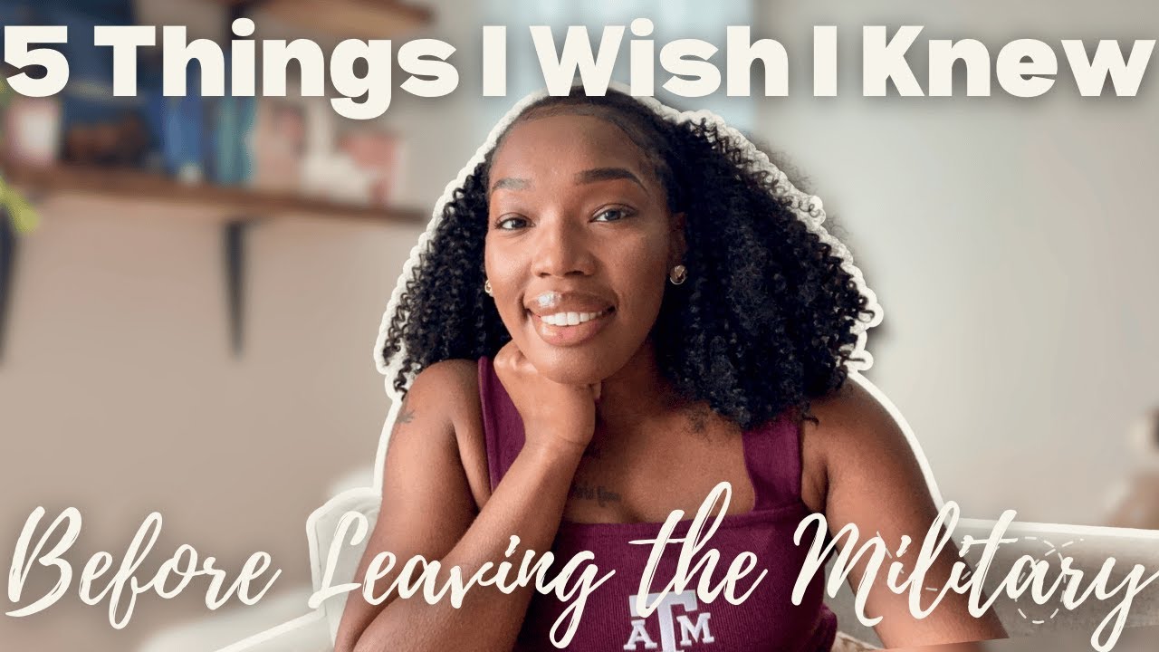 5 Things I Wish I Knew Before Leaving the Military | Transition Tips & Honest Advice