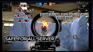 NEW PC PANEL FAKELAG | TELEKILL | GHOST HACK FREE PANEL FOR  7 DAYS FOR FREE FIRE | ALL SERVER SAFE
