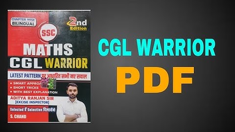 Ssc Math Cgl Warrior Book Pdf By Aditya Ranjan Sir || Aditya Ranjan Sir || All PDF available hai