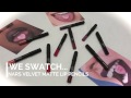 Swatching the nars velvet matte lip pencil shade extensions  herworldplus