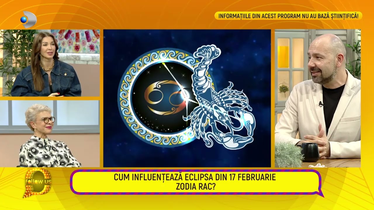 Follow us! - Astrolog Valeriu Panoiu: cum ne influenteaza eclipsa din 17 februarie?