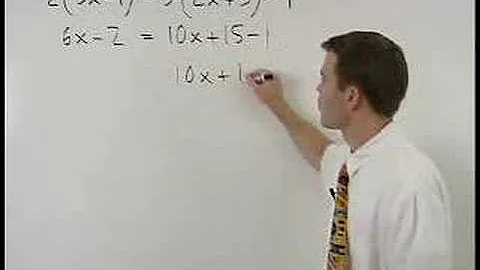 Solving Multi Step Equations - MathHelp.com - Algebra 1 Help