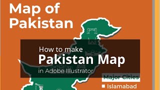 How to draw Pakistan Map on Adobe Illustrator @GFXMentor
