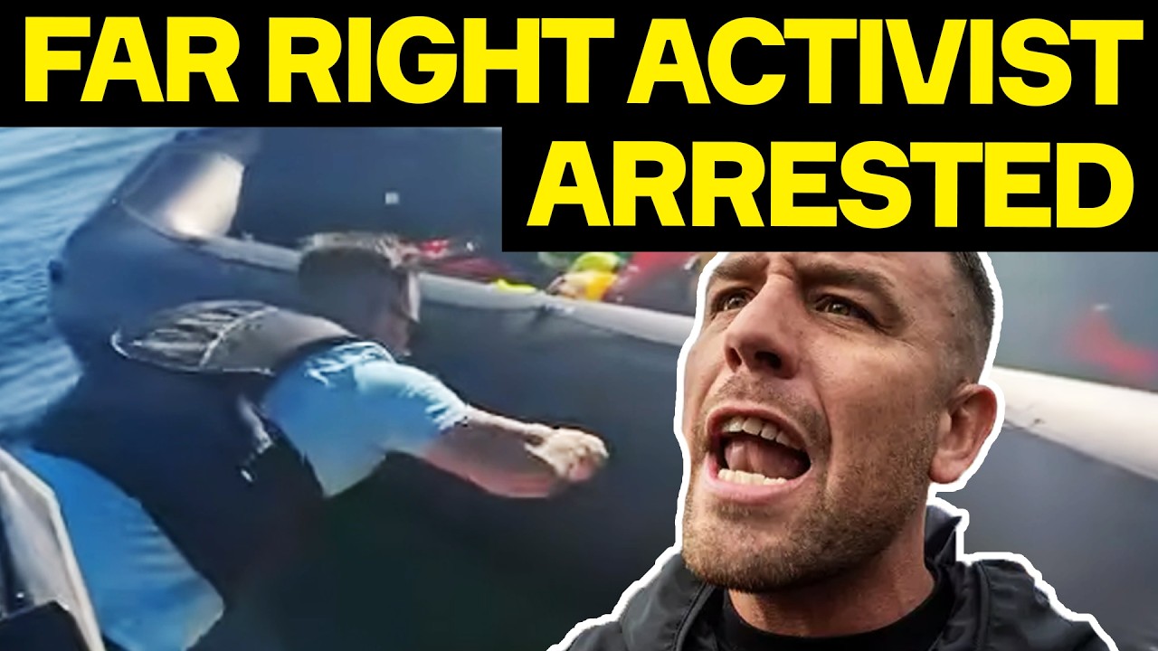 Far Right Activist Danny Tommo ARRESTED After Dinghy SLASHED