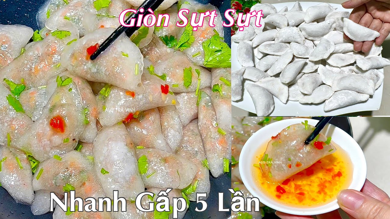 Từ Nay Làm BÁNH BỘT LỌC Kiểu Này Dai Giòn Ngon Ăn Không Ngán- Tapioca dumplings