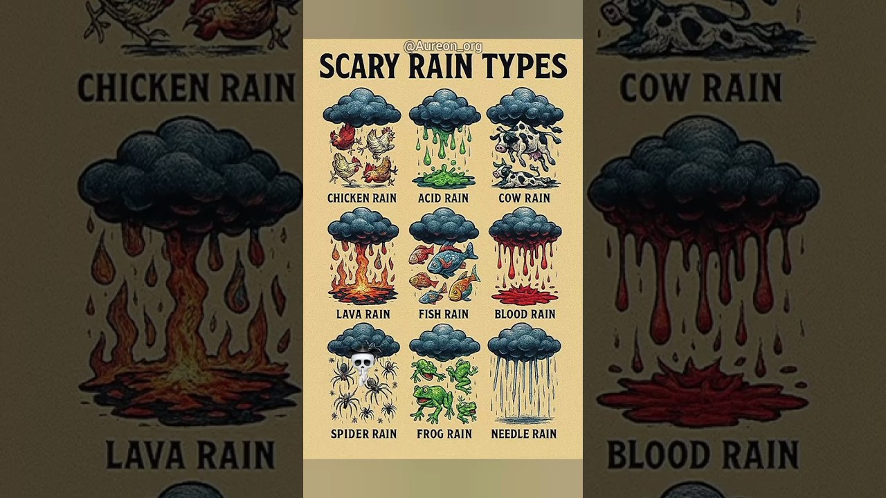 REAL Footage: Scary Rain Types You Must See! 🌧️😱 | Part 1 