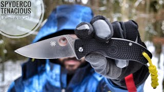 :  Spyderco Tenacious Lightweight, + 