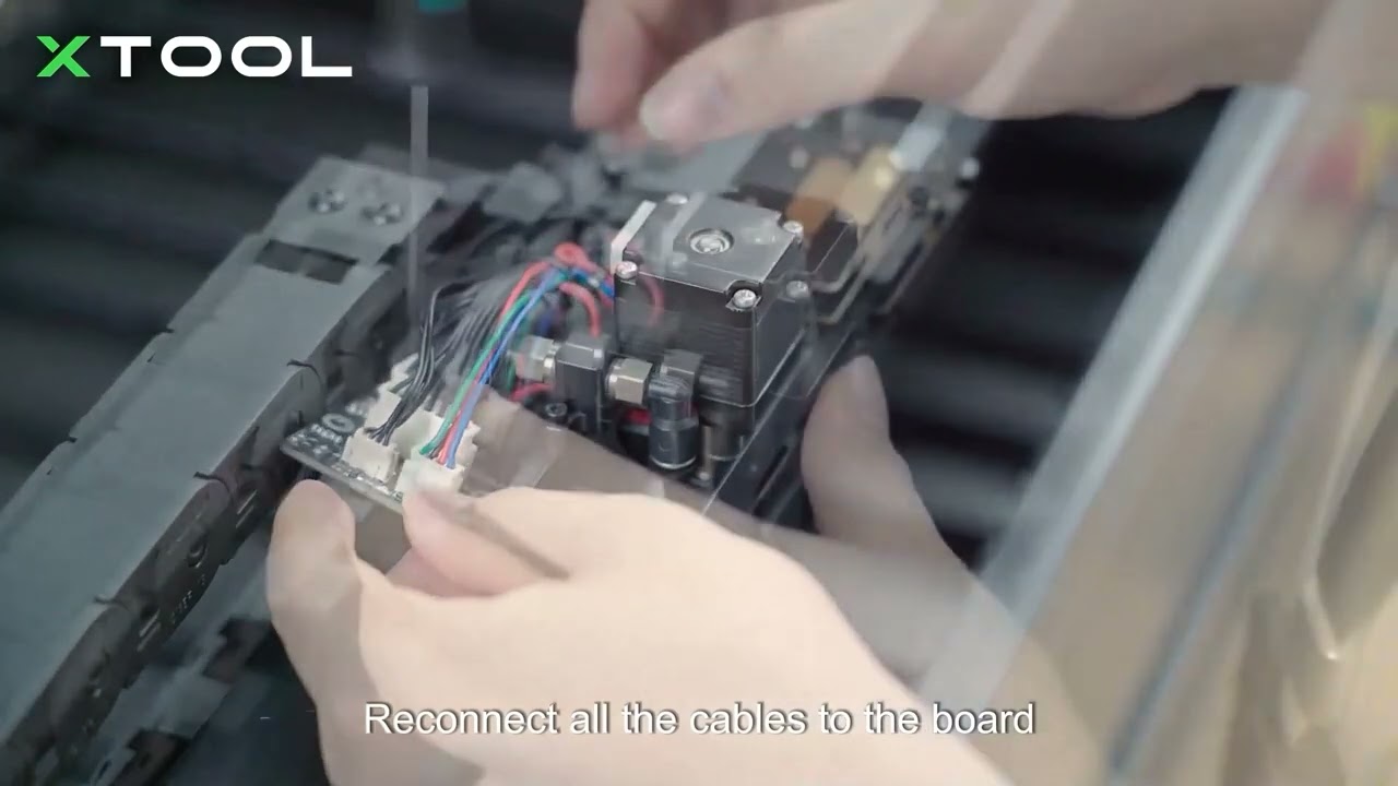 yanplaboar解 Replace the Z Axis Adapter Board of xTool P2 - YouTube