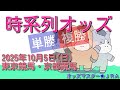 10/5(日)JRA 時系列オッズ 単勝 複勝 東京競馬・京都競馬
