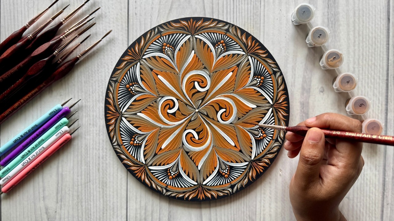 Orange Grey Mandala: Don't Miss Out!