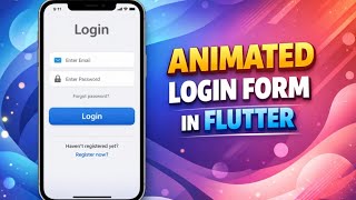 🔥 Animated Login Form in Flutter | Beautiful UI with flutter_animate