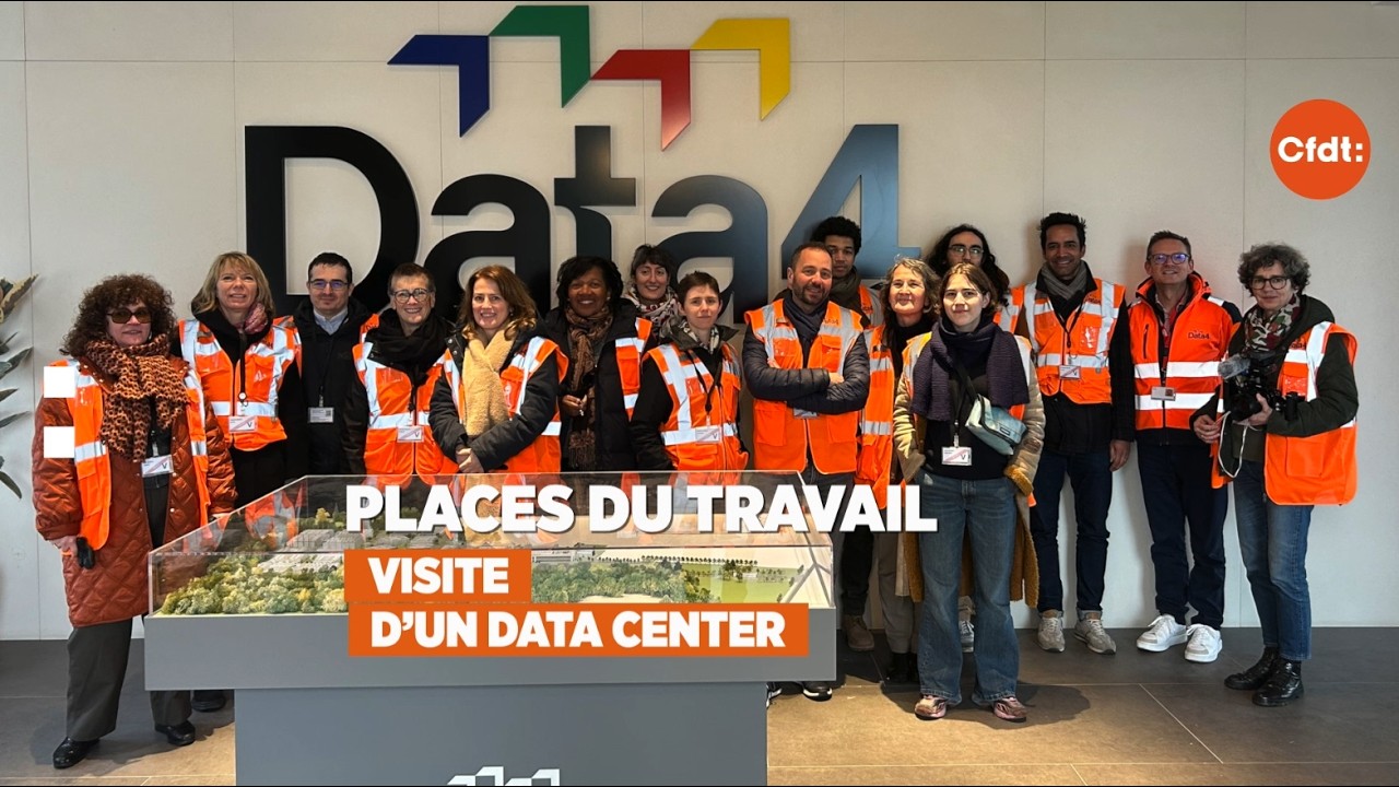 Places du Travail - visite d'un Data center