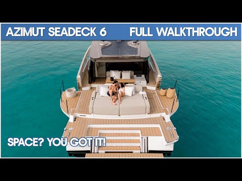 ⁣Azimut Seadeck 6 I Full Walkthrough I The Marine Channel