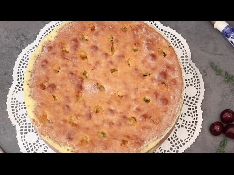 Gateau A La Cerise Facon Clafoutis Youtube