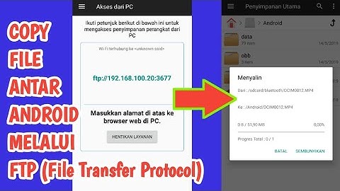 CARA kirim file di HP Android melalui FTP | mudah & praktis