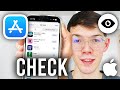 How To See Download History In App Store - Step By Step