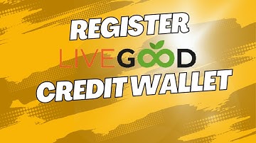 Register on LiveGood  Using Credit Wallet | DMW