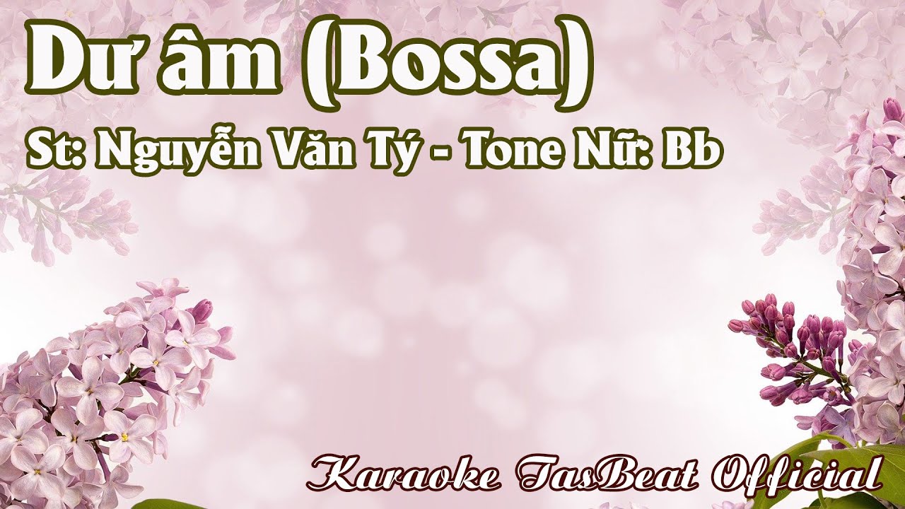 Karaoke Dư Âm (Bossa) Tone Nữ | TAS BEAT