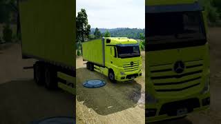 Cement Mixer Trucks vs Solid Steel Bollards – BeamNG.drive #automobile