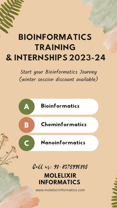 Bioinformatics Training and Projects| Bioinformatics Internships ...