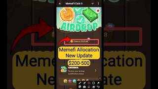Memefi Allocation Check | Memefi New Update | Memefi Wallet Connect