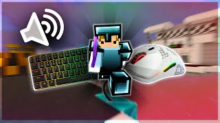chill keyboard and mouse sounds asmr [hypixel bedwars]
