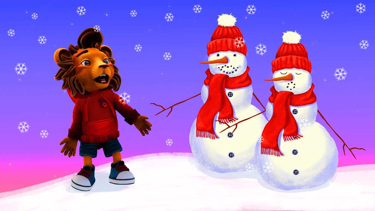 ”Build a Snowman” Dance Song ❄️ ☃️ ❄️ | Winter Song for Kids | Rori, the Jolly Lion 🦁