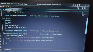 Friend Function Act as bridge between Two Classes|Friend Function|C++|OOps|@Yourtechnician