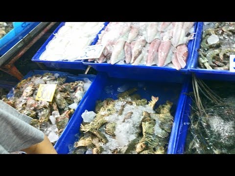ตลาดอาหารทะเลสด นาเกลือ พัทยา Naklua Fish Market Pattaya