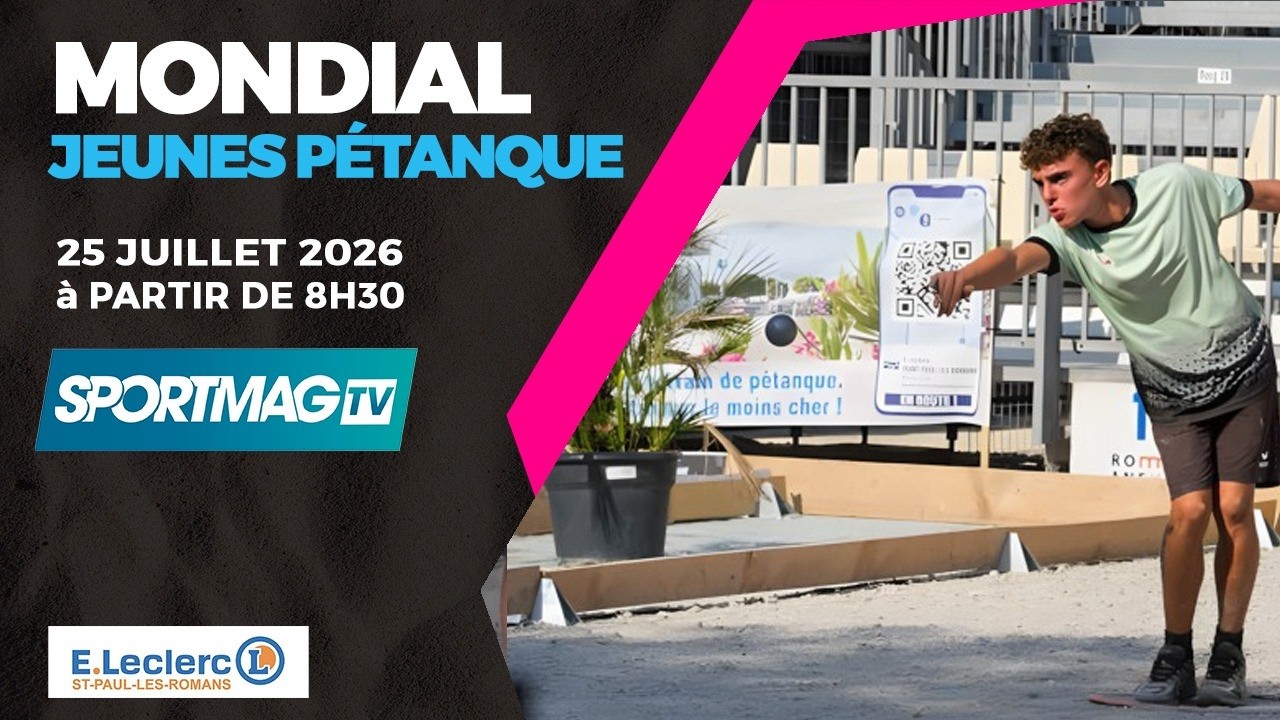 Miniature : LIVE - Mondial Jeunes de Pétanque de Romans-sur-Isère (25 juillet 2026)