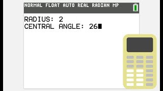 Sector Area Calculator Program TI 84 Plus