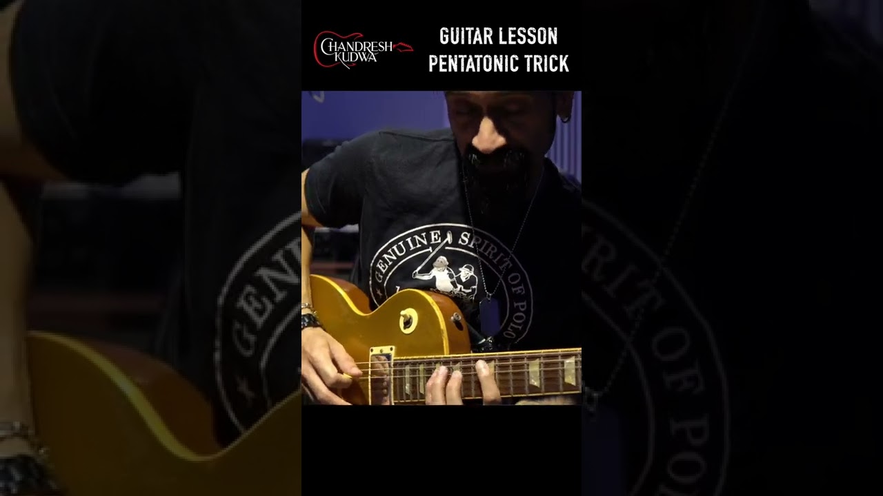 Make amazing Pentatonic Runs - Guitar Lesson - Chandresh Kudwa 