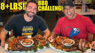 TJ RIBS LEGENDARY 8.5 POUND BBQ CHALLENGE with CORBUCCI EATS!