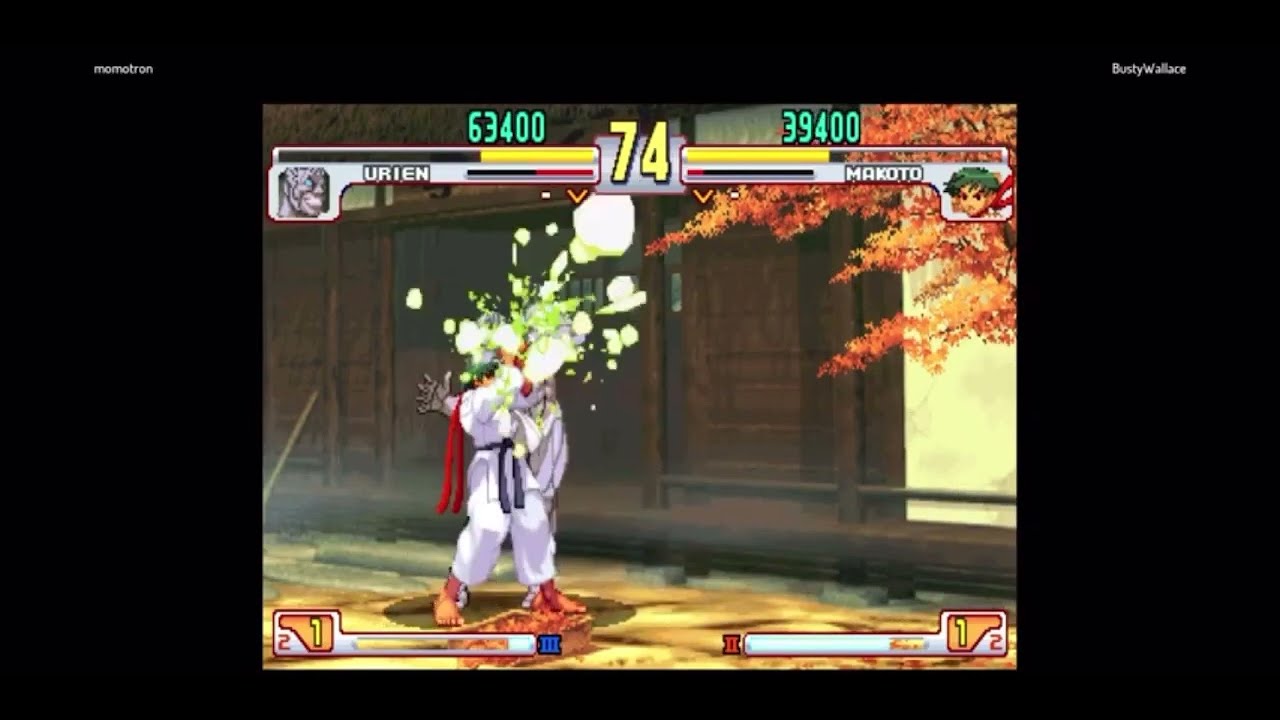 having fun playing 3s did cool kara-karakusa into corner mix :D