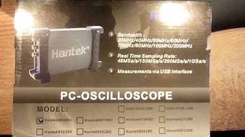 Hantek Scope/Logic Analyzer.
