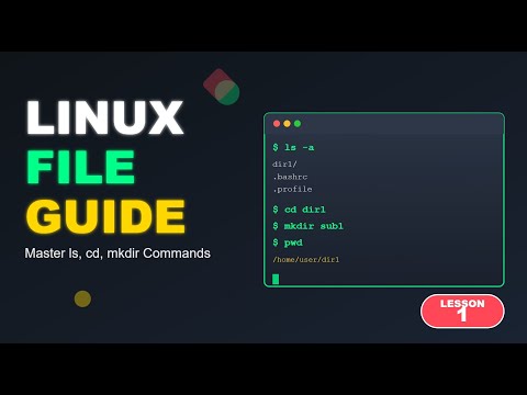 Linux Administrator Complete Course - Lesson 1:  Master ls, cd, mkdir Commands