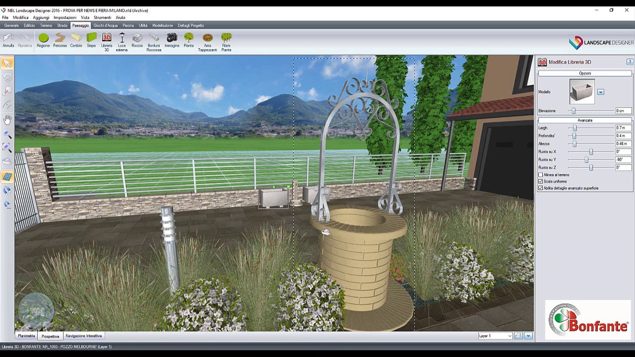 Nbl landscape designer con bonfante srl youtube Nbl landscape designer