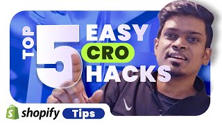FIVE easy 2 minute hacks to improve your Conversion Rates : Shopify Tips