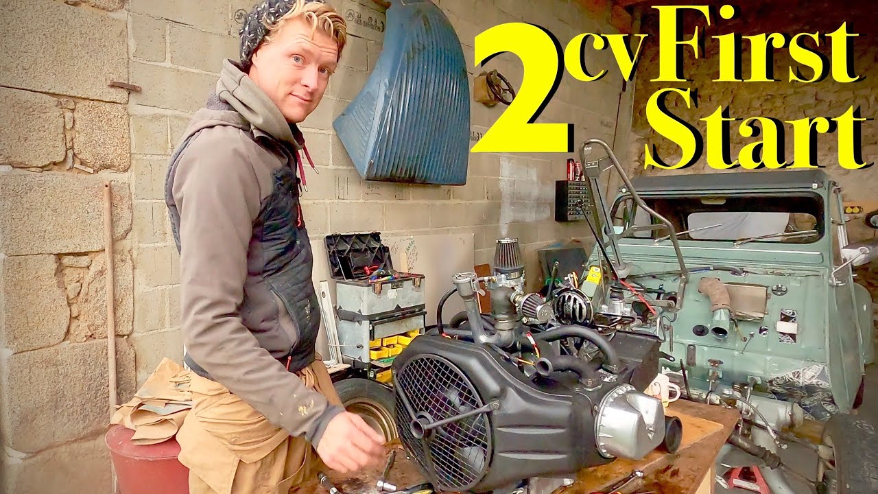 Citroen 2cv Top End Rebuild Ep5 - First start!