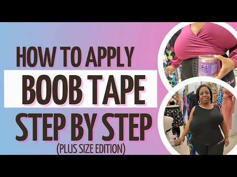 Girls Boob Tape Breast Lift Tape from A to DD Cup & Plus Sizes