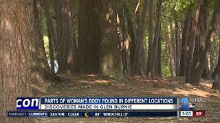 Parts of woman's body found in Glen Burnie
